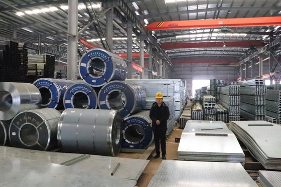 7.75mm Hot-rolled Galvanized High Zinc Layer Pattern Plate dengan pengolahan yang dapat disesuaikan