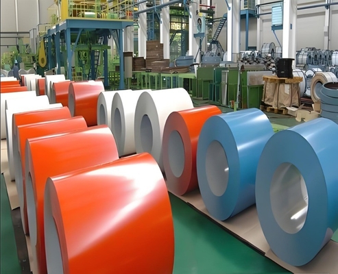 PPGI Grade Color Coated Steel Sheet Prepainted Galvanized Steel Coil Z81-Z120 Lapisan