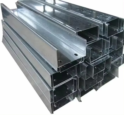 ± 1% Toleransi Baja Bentuk C Galvanis Hot Dip Non-Alloy untuk Bahan Bangunan