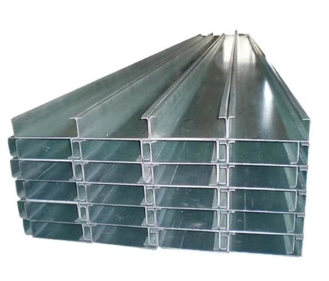 ± 1% Toleransi Baja Bentuk C Galvanis Hot Dip Non-Alloy untuk Bahan Bangunan