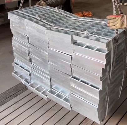 Platform Minyak dan Gas Grating 3x30 inci Australia Heavy Duty Q235 Galvanized Stainless Steel