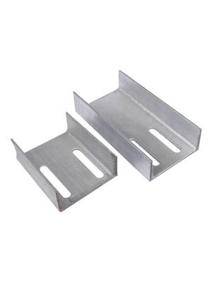 Aluminium Alloy Channel Steel Curtain Wall Hanger untuk Konstruksi Fasad Bangunan Kantor