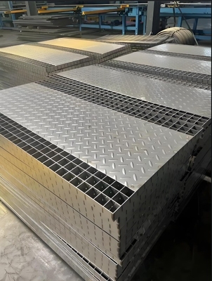 Gaya Desain Industri Perak Stainless Steel Welded Metal Grating dengan permukaan halus