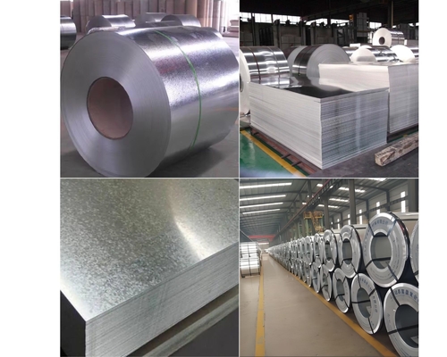 Silvery Dx51D Dx52D Dx53D Galvanized Steel Coil untuk aplikasi pelat kontainer