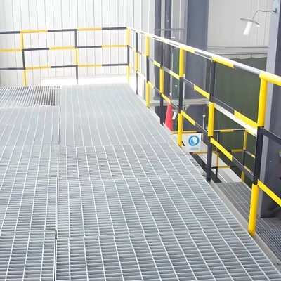Perak Galvanized Steel Mezzanine Flooring Bar Grating dengan Sertifikasi ISO9001