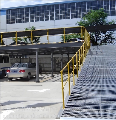 Perak Galvanized Steel Mezzanine Flooring Bar Grating dengan Sertifikasi ISO9001