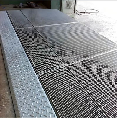 Perak Galvanized Steel Mezzanine Flooring Bar Grating dengan Sertifikasi ISO9001