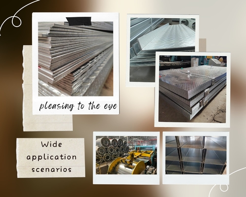 Disesuaikan 4.5/4.75/5.0*1250mm Hot Rolled Chequered Steel dengan 40g/m2 Zinc Layer