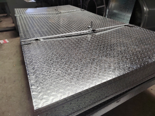 ISO9001 Sertifikasi DX51D Pola Galvanis Piring Baja 5,75*1250mm Z41-Z60 Lapisan