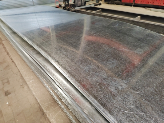 5.75*1500mm Pengelasan Lembar Baja Galvanis untuk Lapisan Konstruksi Z41-Z60 Disesuaikan