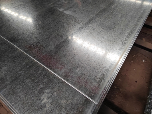 5.75*1500mm Pengelasan Lembar Baja Galvanis untuk Lapisan Konstruksi Z41-Z60 Disesuaikan